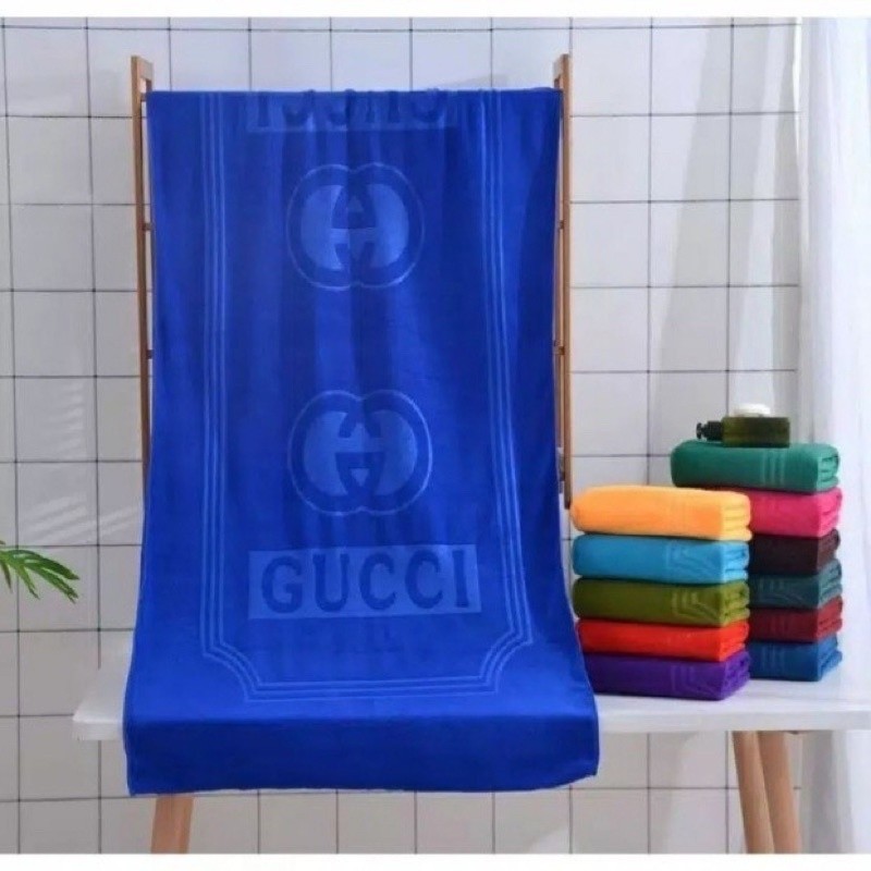 Handuk Mandi GUCCI - handuk mandi dewasa ukuran 170 x 140 Pasar Dieng