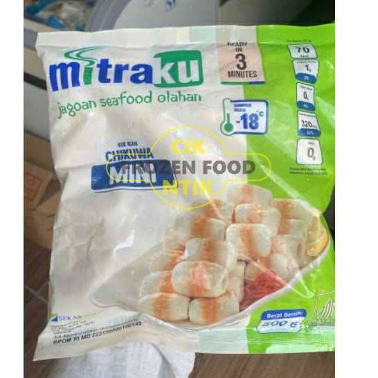 

Mitraku Chikuwa Mini 500g Frozen food cik ntik Jambi cemilan jajanan seblak korea jepang