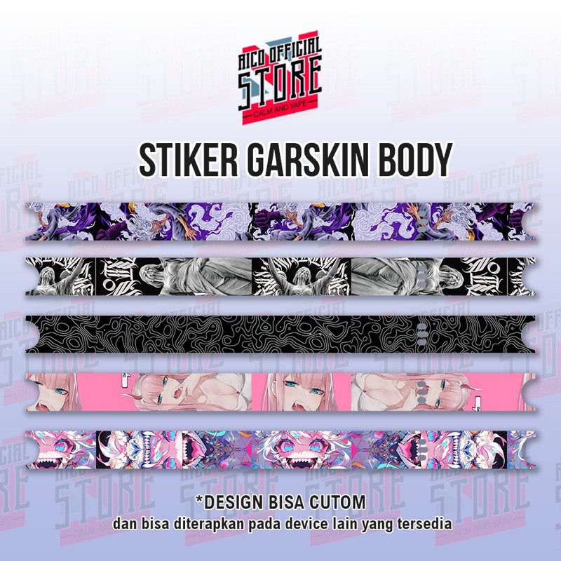 

PROMO AICO - Premium Stiker Garskin Bodi Sentha Bhe80-0 Original Desain Full Motif Bisa Custom