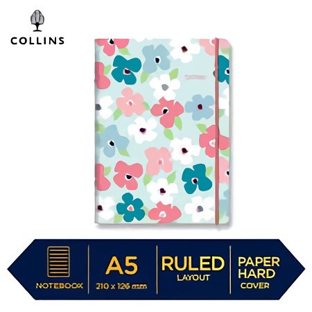 

Collins Notebook Blossom A5 Ruled Agenda Jurnal Planner Journal