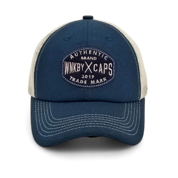 Wankbay Topi Trucker Cotton Egyptian  Blue Topi Dewasa - Wnby Egyptian Blue