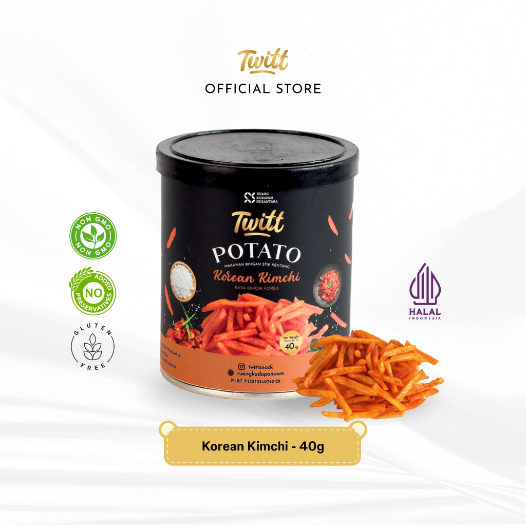 

Twitt Snack - Potato Korean Kimchi Stick Kentang 40g
