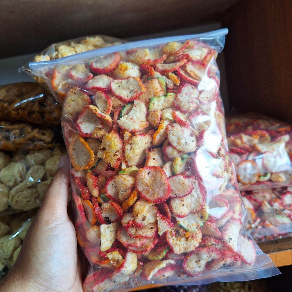 

Krupuk Seblak Bantet 250gr Sebring Cikur Pedas Mantap Bumbu Kencur