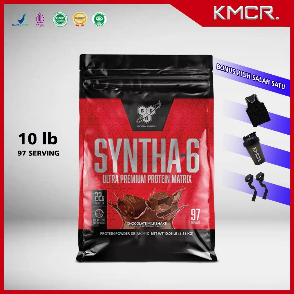 

BSN Syntha -6 Protein 10 Lb (4,50 kg) Whey Protein Fitness Gym - KMCR