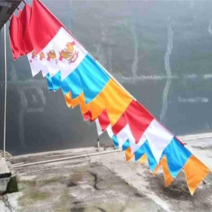 PAKET USAHA UMBUL UMBUL LIMA KODI ISI 100 PCS GLOSIR BENDERA UMBUL UMBUL 17 AGUSTUS PAKET USAHA 5KOD