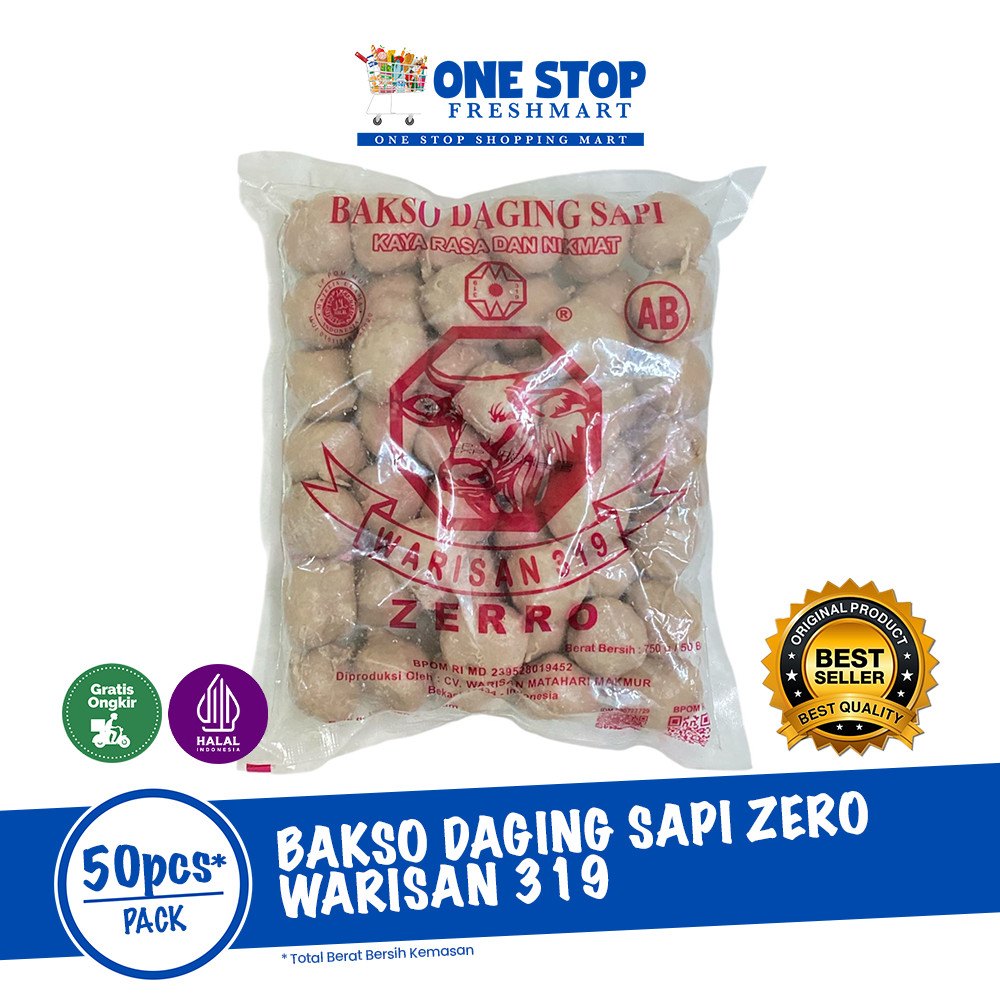 

WARISAN 319 BAKSO SAPI AB ZERRO ISI 50PCS