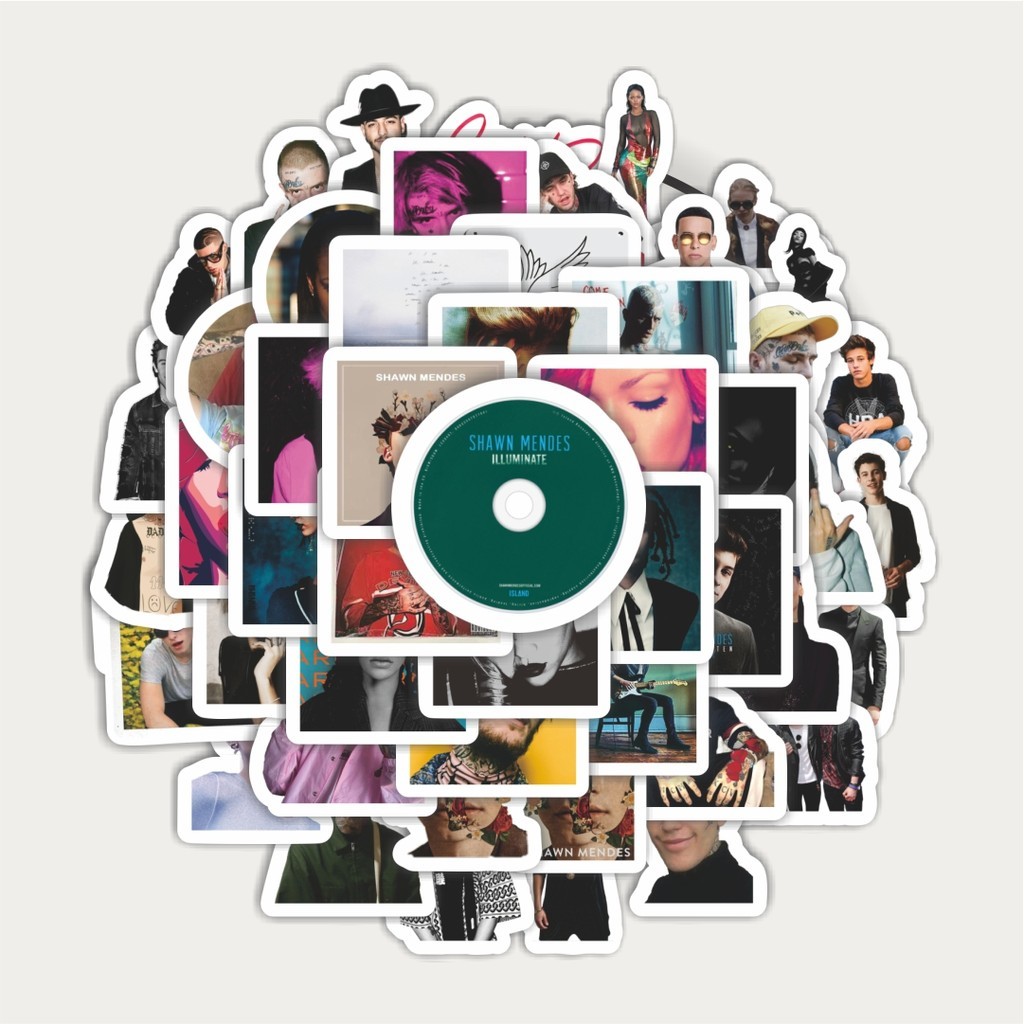 

Sticker Pack Stiker Lil Peep, Bunny, Shawn Mendes Rihanna | Sticker TUMBLR | Stiker LAPTOP KOPER HELM