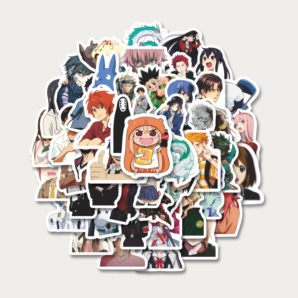 

Sticker Pack Stiker Kartun Anime Jepang | Sticker TUMBLR | Stiker LAPTOP KOPER HELM