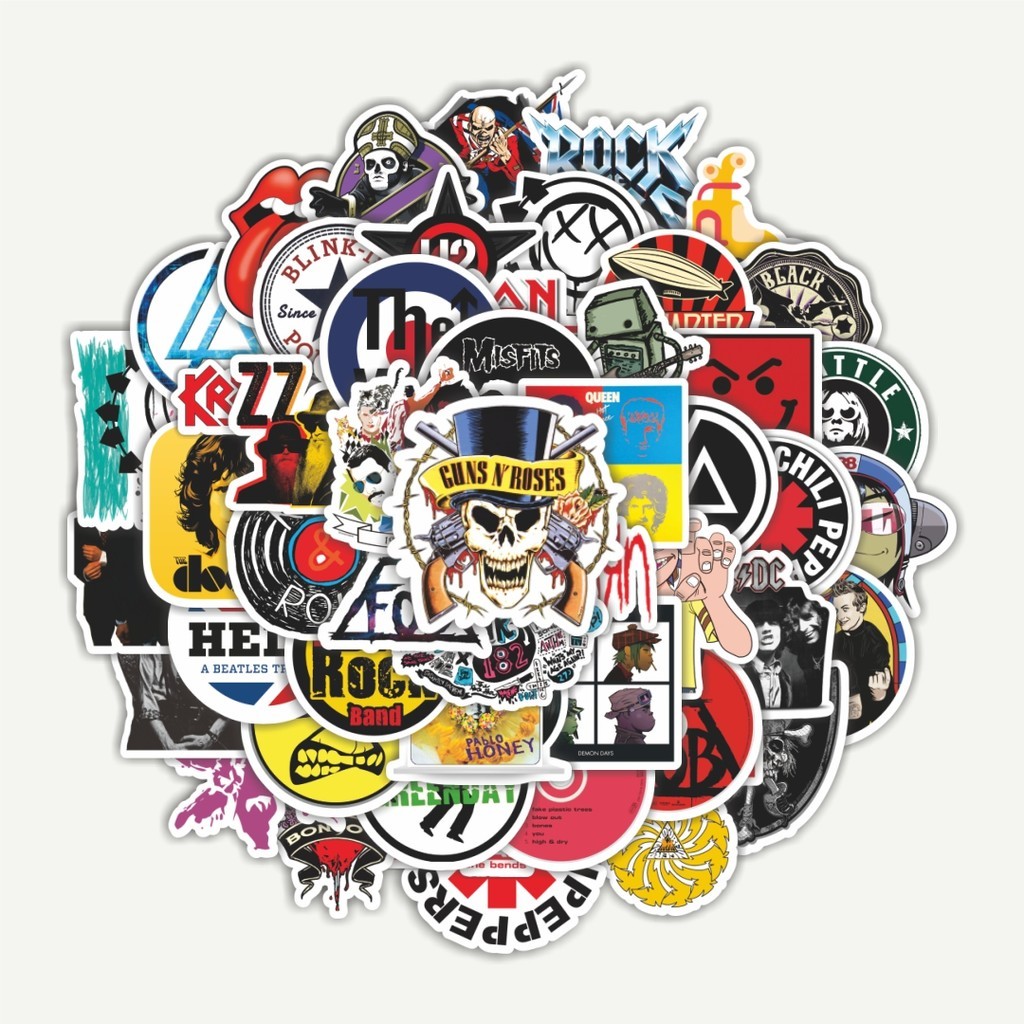 

Sticker Pack Stiker Ikon Rock & Roll | Sticker TUMBLR | Stiker LAPTOP KOPER HELM