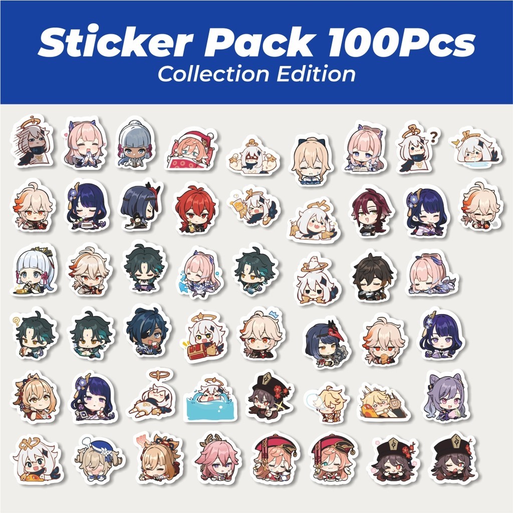 

Hot Sticker Anime Game Genshin Impact Sticker Lucu Anti Air Stikers Berperekat Waterproof Sticker Decal Buat Motor Helm Buku Journal Koper Casing HP Laptop Botol Minum