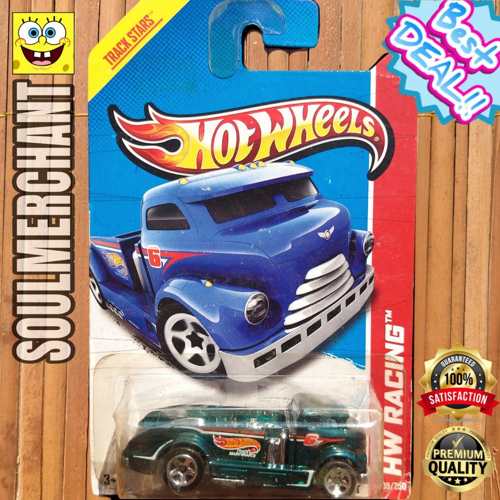 Hot Wheels Mig Rig Biru Hijau Error Warna Mainan Truck Diecast