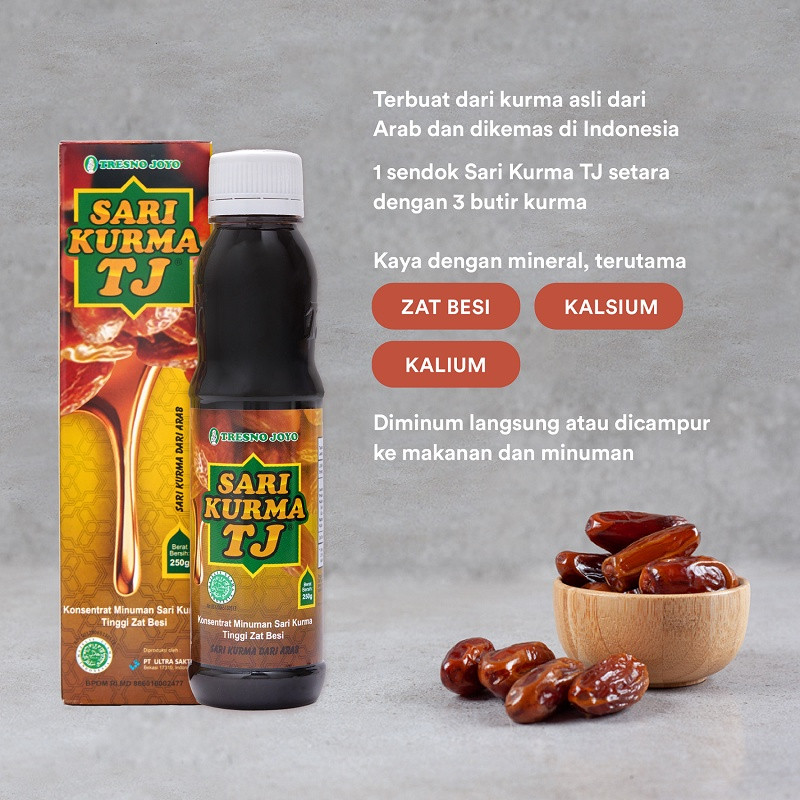 

Sari Kurma Tj 250gr - BPOM Original /APOTEK GROSIR