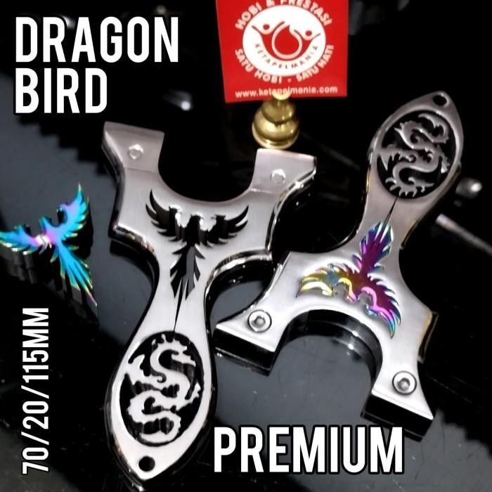 Ketapel Slingshot Stainless Vietnam  : DRAGON BIRD PREMIUM - SUPER