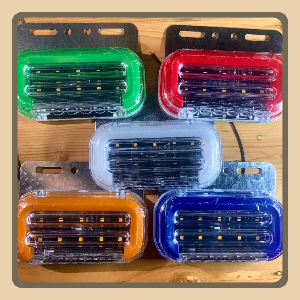 Lampu bak samping truk running 24V lampu kolong truk