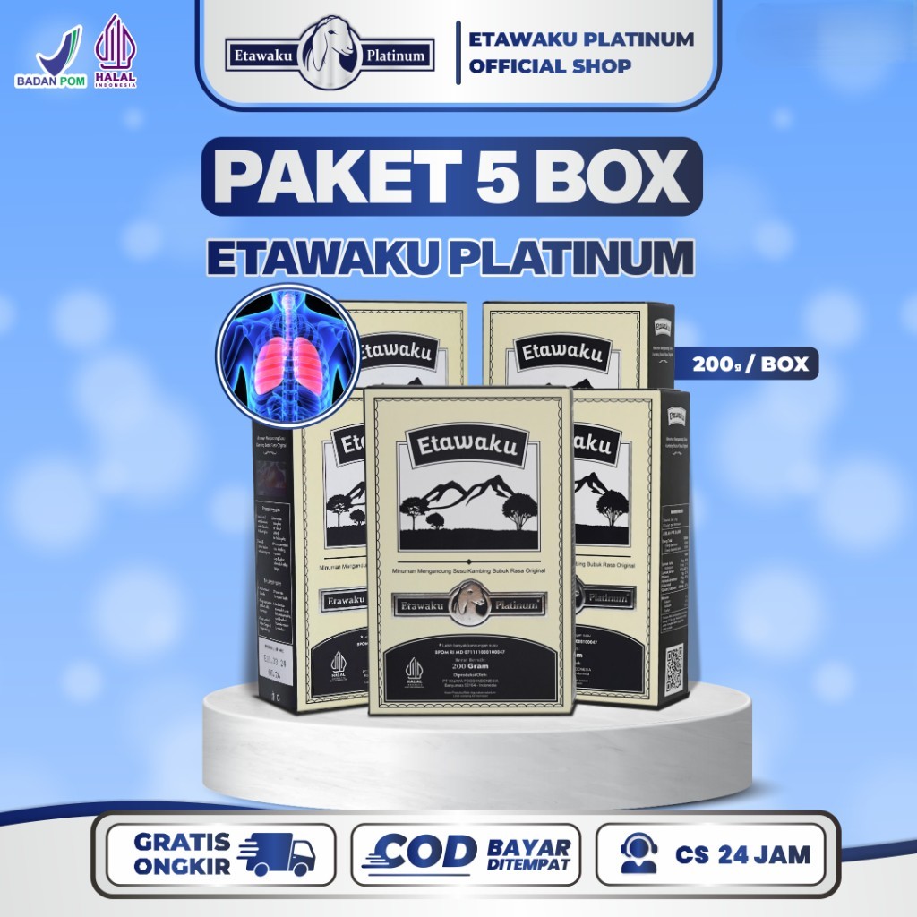 

Etawaku Platinum | Susu Kambing Etawa Paket 5 box