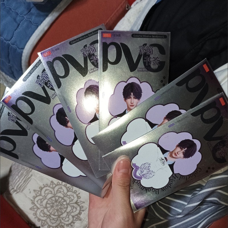 

24Pcs Game Love and Deepspace Bookmarks Photo Props Diy Cartoon PVC Transparent Card Xavier Zayne Rafayel ralayo Sylus Caleb