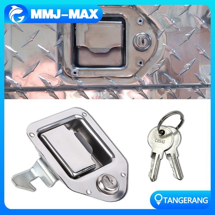 

Handle Locks For RVS Dan Trailer Stainless Steel-Kotak Perkakas Locks With Keys