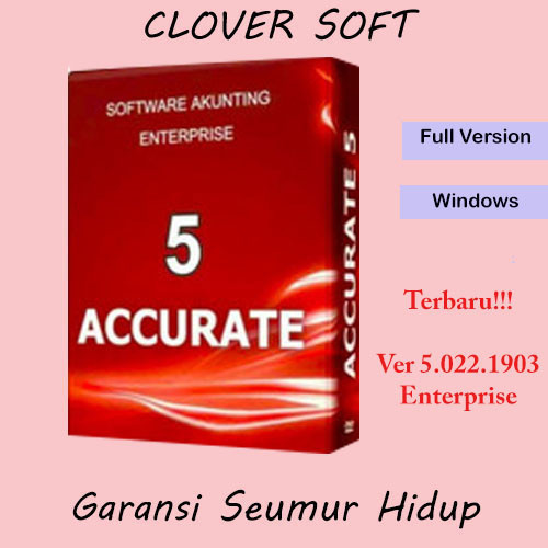 Software Akutansi Accurate 5 Enterprise 5.0.22.1903 Full Version dan Lifetime [STOK TERBATAS]