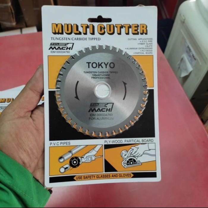 

Tokyo multi cutter / multi cuter Tokyo 4" / mata potong alumunium -tsa