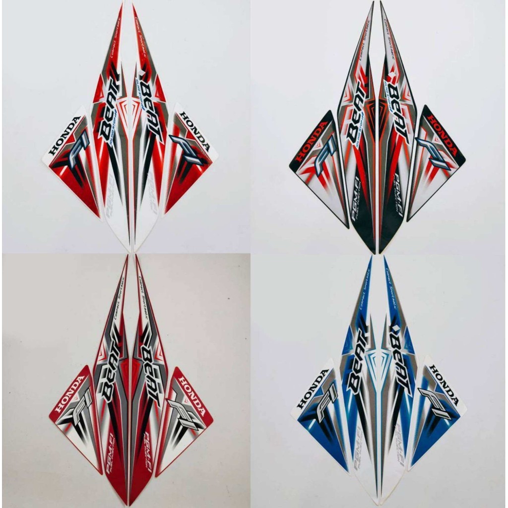(COD) Striping Ori Honda Beat 2015 Fi striping beat fi 2015 beat fi list beat injeksi beat esp beat 