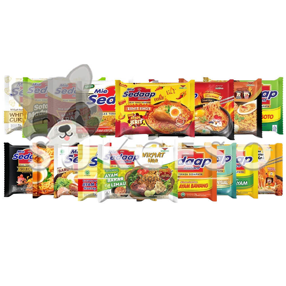 

Mie Instan Sedaap Sedap Kuah/Goreng SATUAN Murah