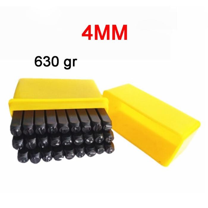 

Ready Stempel Cetakan Huruf Nomor Number Letter Punch Set 36pcs Angka huruf - 4MM