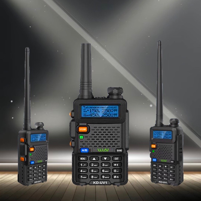 New HT wlan UV5R Walkie Talkie Dual Band 5W 128CH UHF+VHF handy talkiePremium