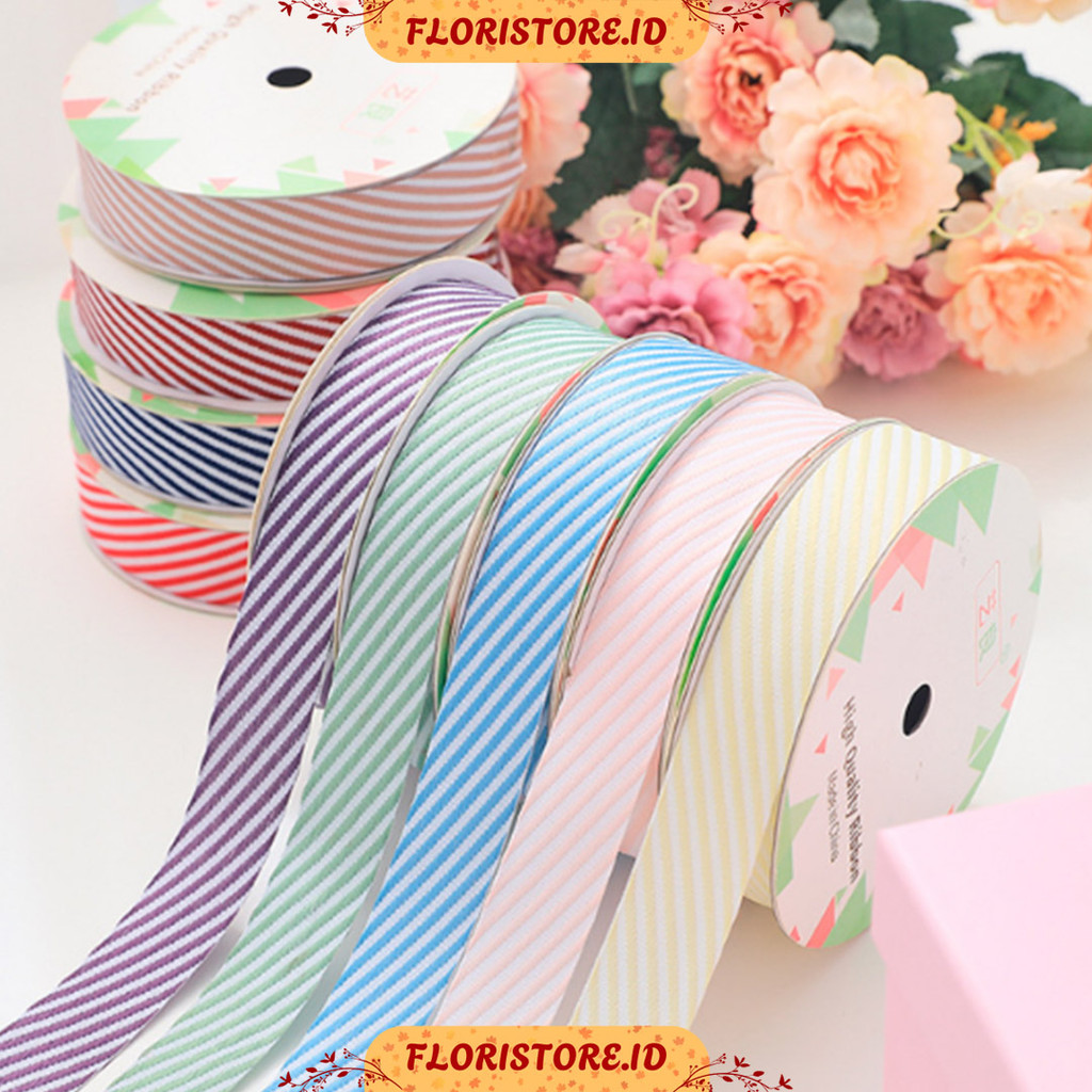 

KOREAN STRIPED RIBBON / PITA KAIN / PITA KADO / FLORIST SUPPLY