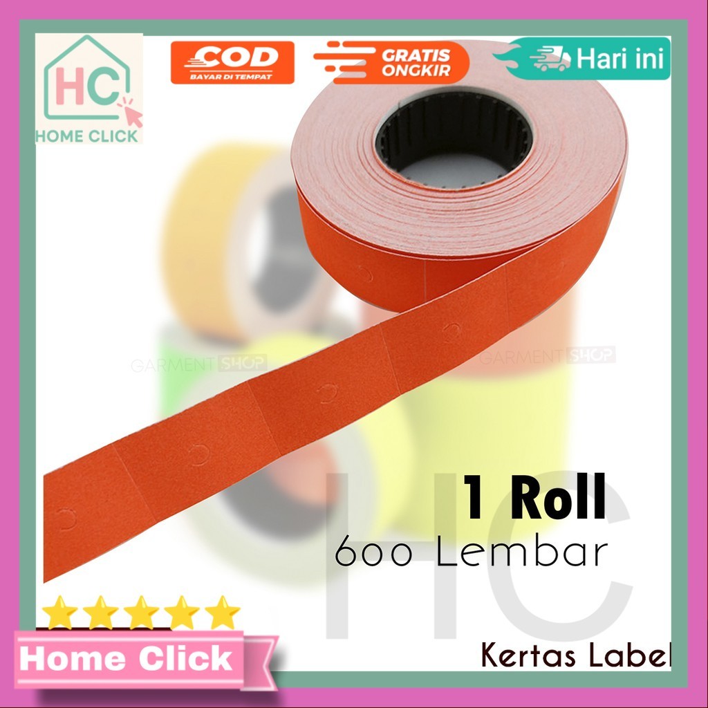 

ISI LABEL HARGA ALAT PRICE LABELLER REFILL REFIL 2 BARIS WARNA - WARNI