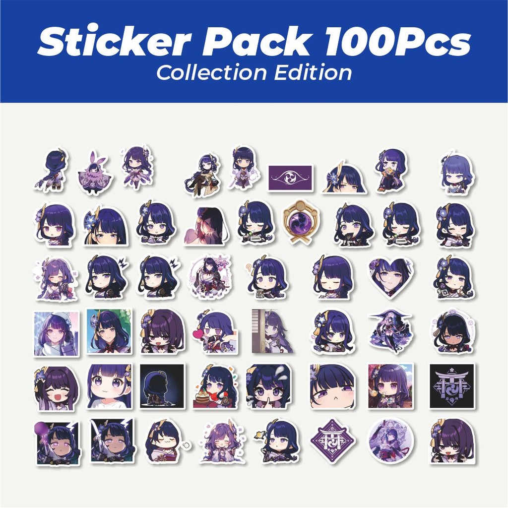 

Hot Stiker Genshin Impact Raiden Shogun 1 Lucu Anti Air Stikers Berperekat Waterproof Sticker Decal Buat Motor Helm Buku Journal Koper Casing HP Laptop Botol Minum