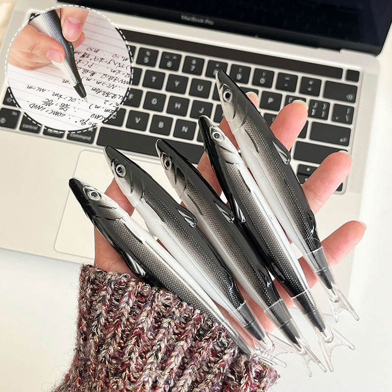 

0.5mm Ballpoint Pen Creative Fish Pens Student Creativity Stationery Office Signature Pen School Acsesories Fun Students Gifts