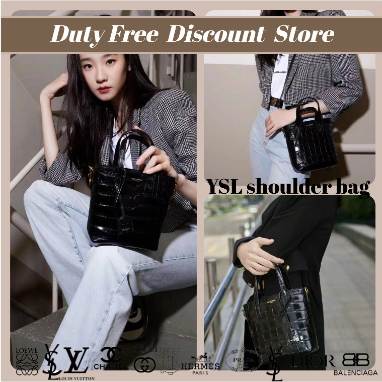 YSL / Saint Laurent / SAINT LAURENT PARIS seri / mini / tas belanja / tas tangan / tas bahu / 773995