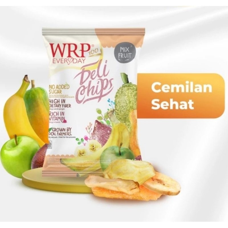 

WRP Delichips Mix Fruit 40gr | Keripik Buah Buahan