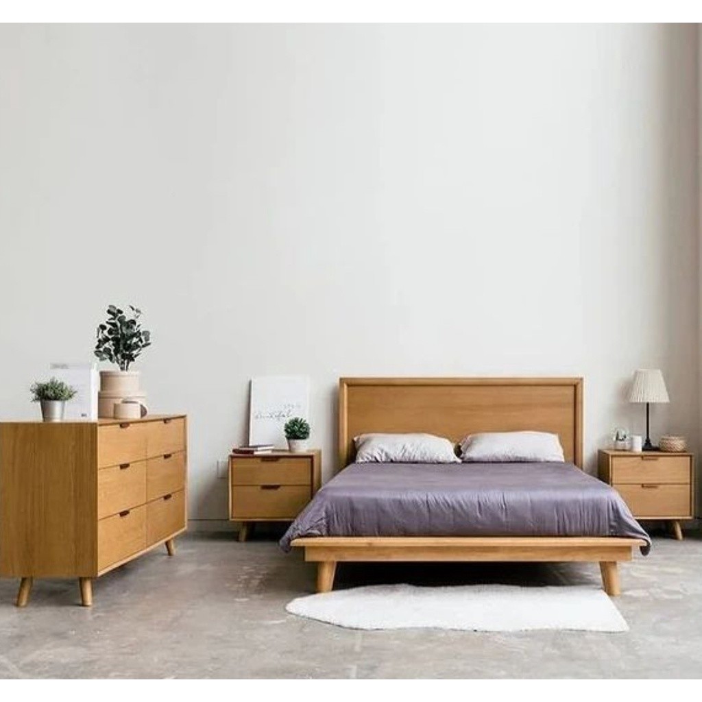 Kamar set minimalis kamar set jati tempat tidur set minimalis jati model Retro