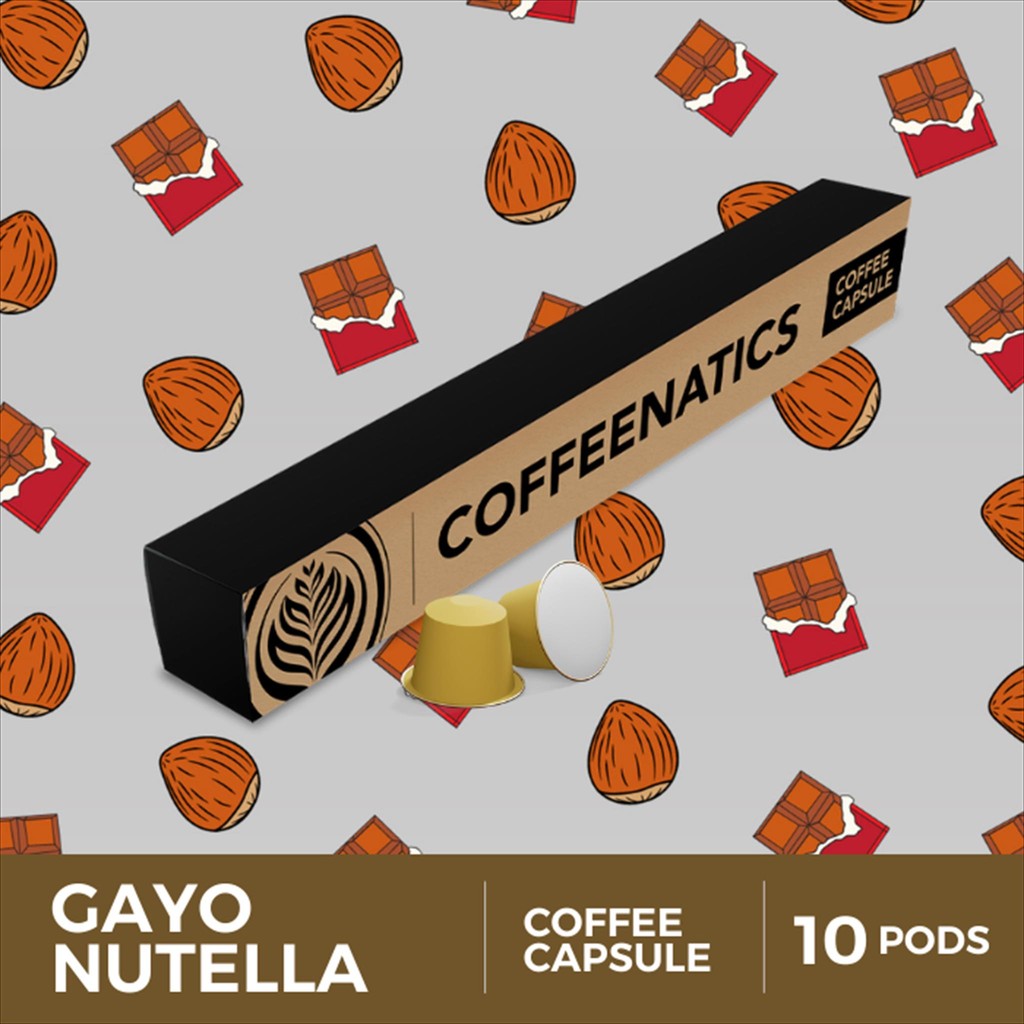 

Gayo Nutella Coffee Capsule - Kopi Kapsul | Coffeenatics
