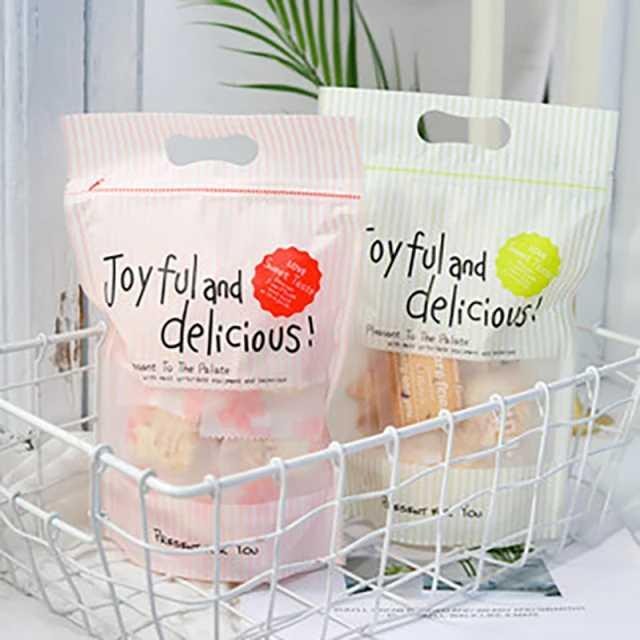 Plastik Ziplock Bag Biskuit Cookies / Packaging Cookies - Cokelat