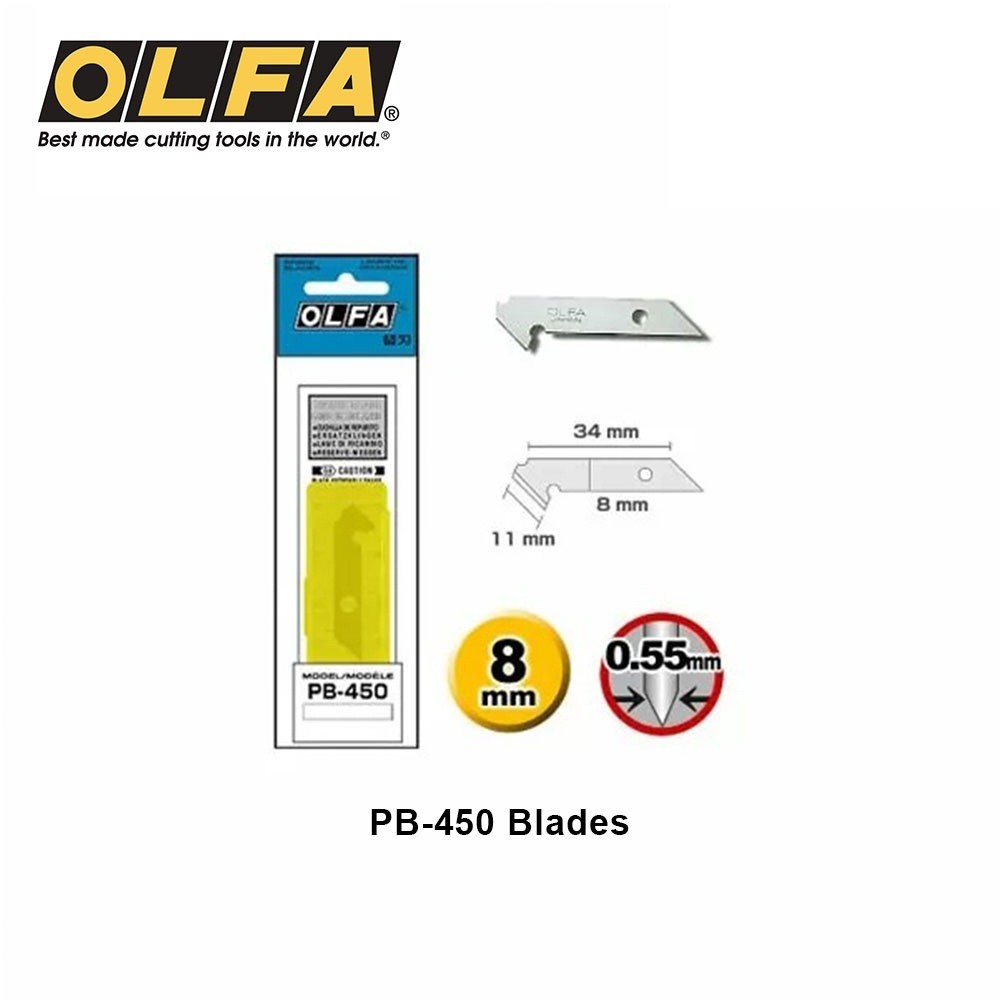 

Olfa isi cutter acrylic PB-450 untuk PC-S