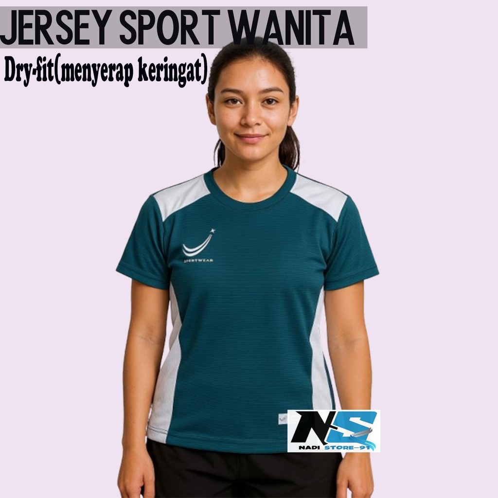 baju olahraga wanita kaos jogging running lari speda wanita cewe cewek import polos keren sexy lenga