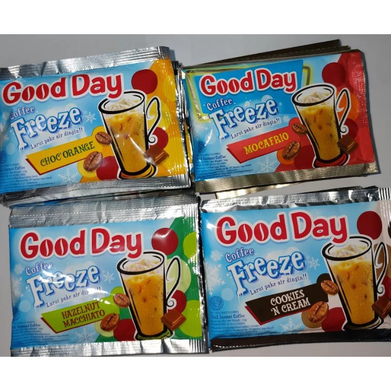 

Good Day yg Freeze 1 renceng isi 10 sachet Rasa | Kopi GoodDay Coffee Murah Promo