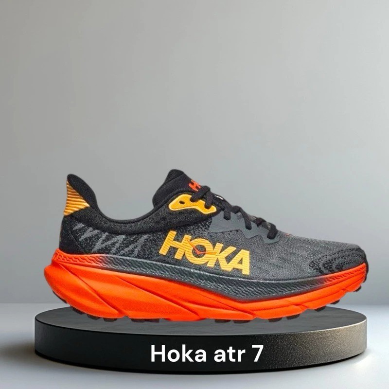 Sepatu Lari Hoka Challenger ATR 7 Castlerock Original BNIB TERLARIS
