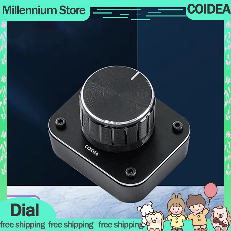 COIDEA KeySilk Dial 3Mode 2.4G Wireless Bluetooth Mini Single Knob Custom Fader Multi Functional Cus