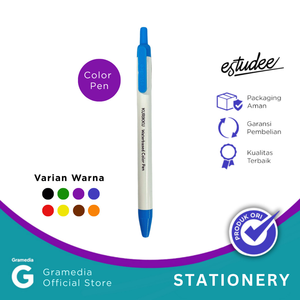 

Color Pen Estudee Kurikku Light Blue 11 Es-Cp619