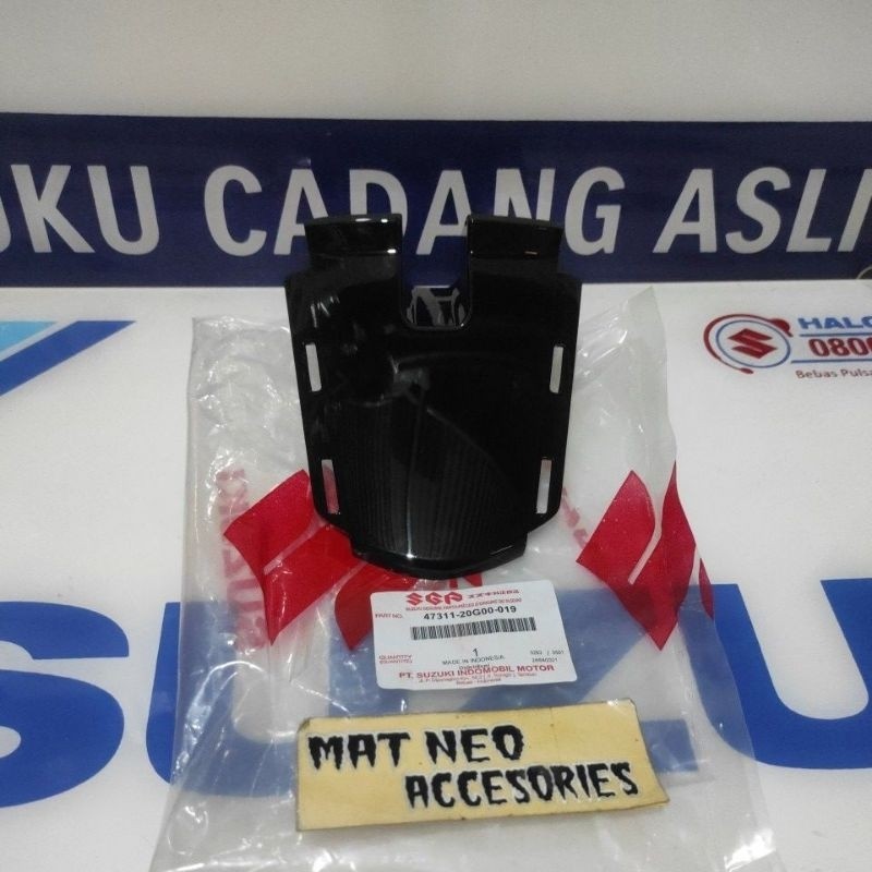 cover frame center sambungan body belakang warna hitam suzuki shogun 125 SP FD ORI SGP