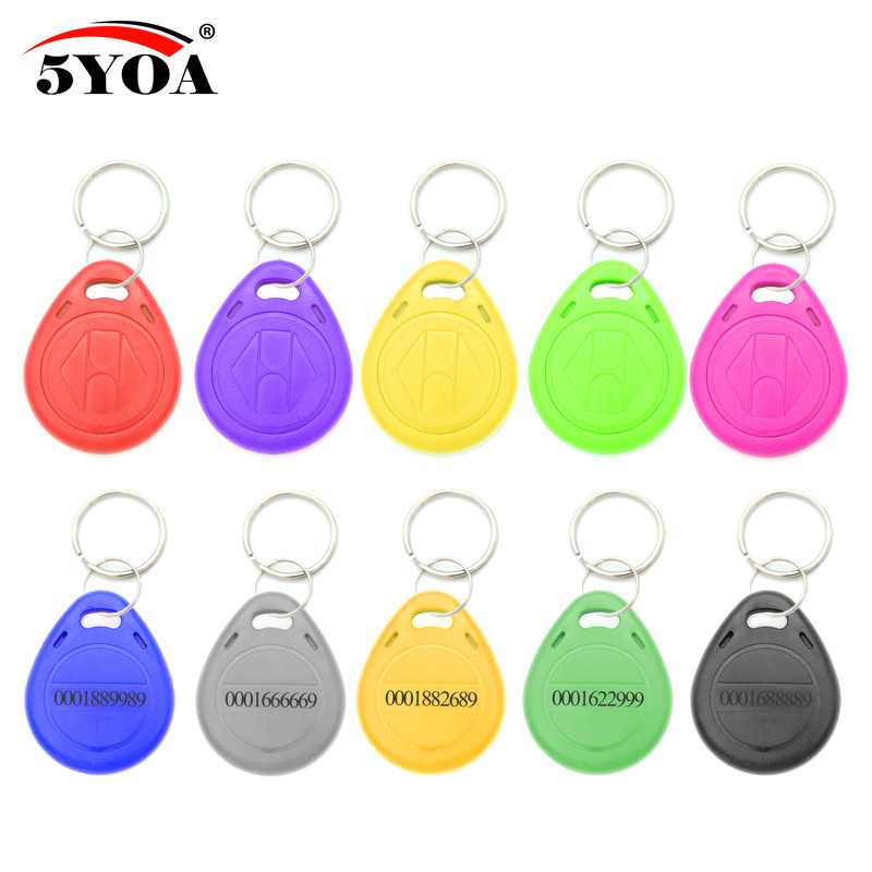 

50pcs Read Only RFID 125 khz EM4100 Key Tag Keyfobs Ring Chip Keytab TK4100 Tags 125khz Read Only