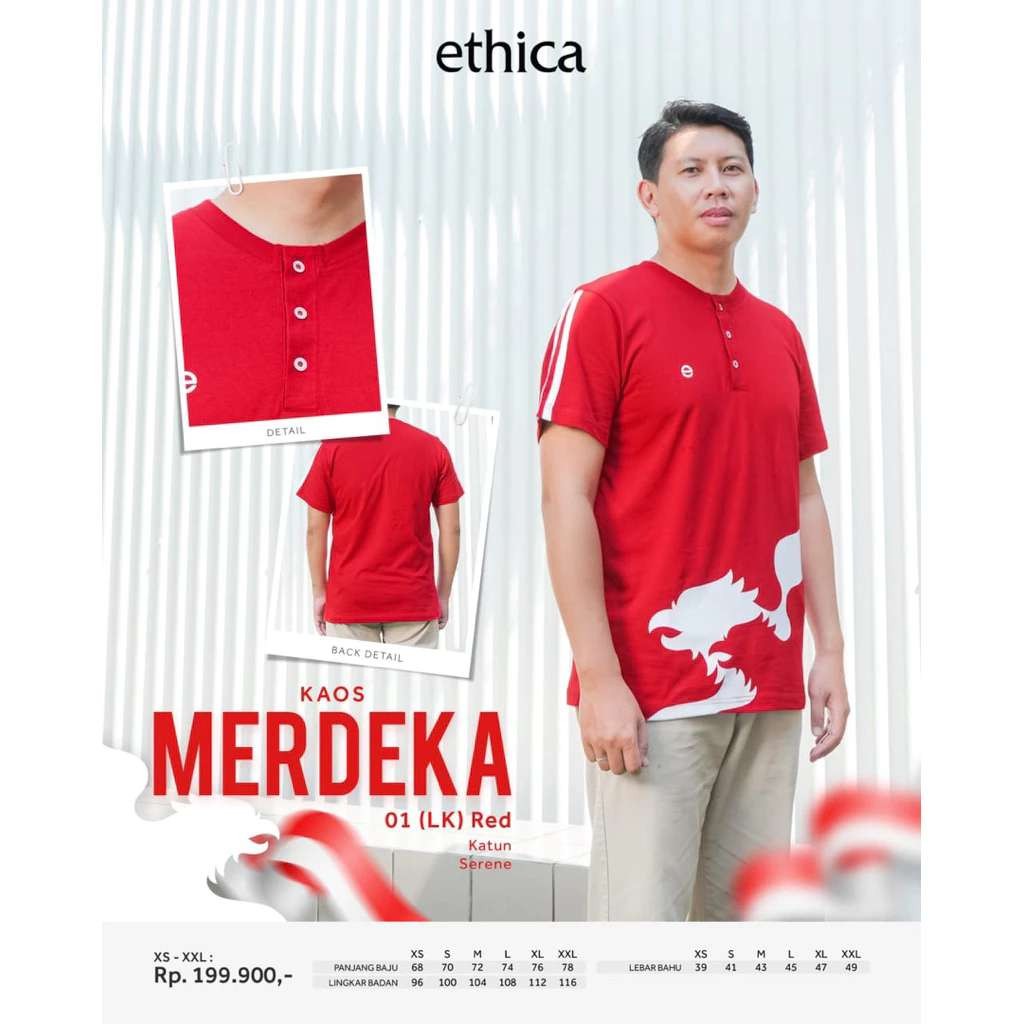ETHICA KAOS MERDEKA 01 LK RED