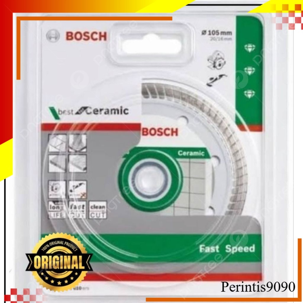 ORIGINAL BOSCH DENGAN HOLOGRAM MATA GURINDA KERAMIK TURBO BOSCH MATA GERINDA POTONG GRANIT BOSCH