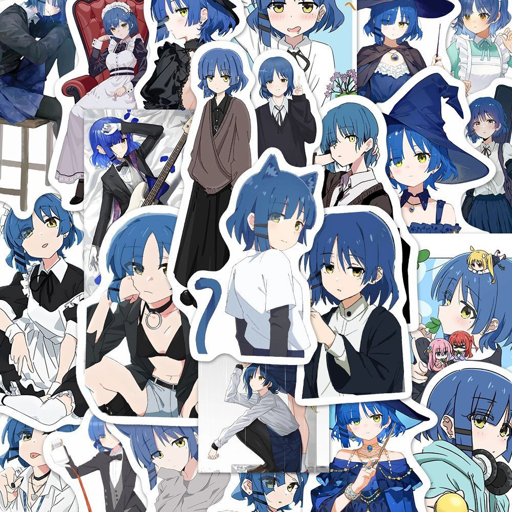 

10/30/59pcs Cute Ryo Yamada Anime Stickers Bocchi The Rock Cartoon Sticker Notebook Laptop Luggage Phone Waterproof Decals Toy