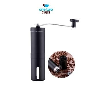 

TNKSYU" - DISKON One Two Cups Alat Penggiling Kopi Manual Coffee Bean Grinder E810 - Black - Hitam