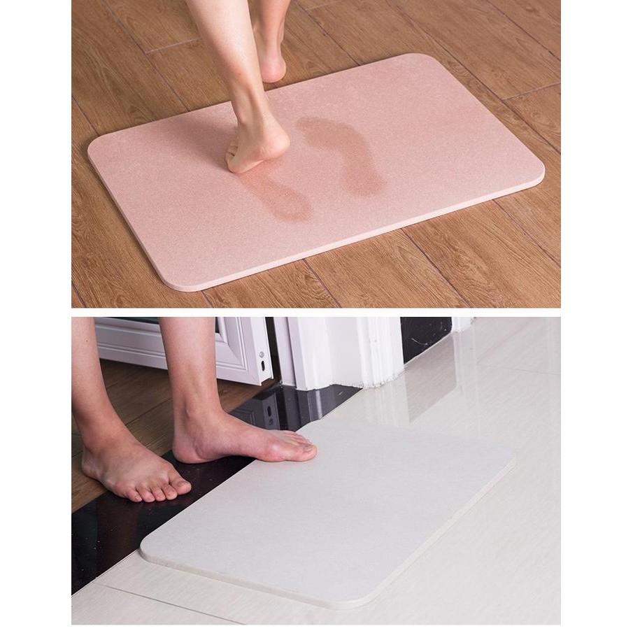 Keset Diatomite Original Japan - Merah Muda