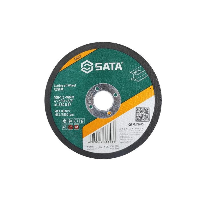 

Sata 55032 Mata Gerinda Potong 100 x 1.2 x 16 mm – Cutting-Off Wheel 4